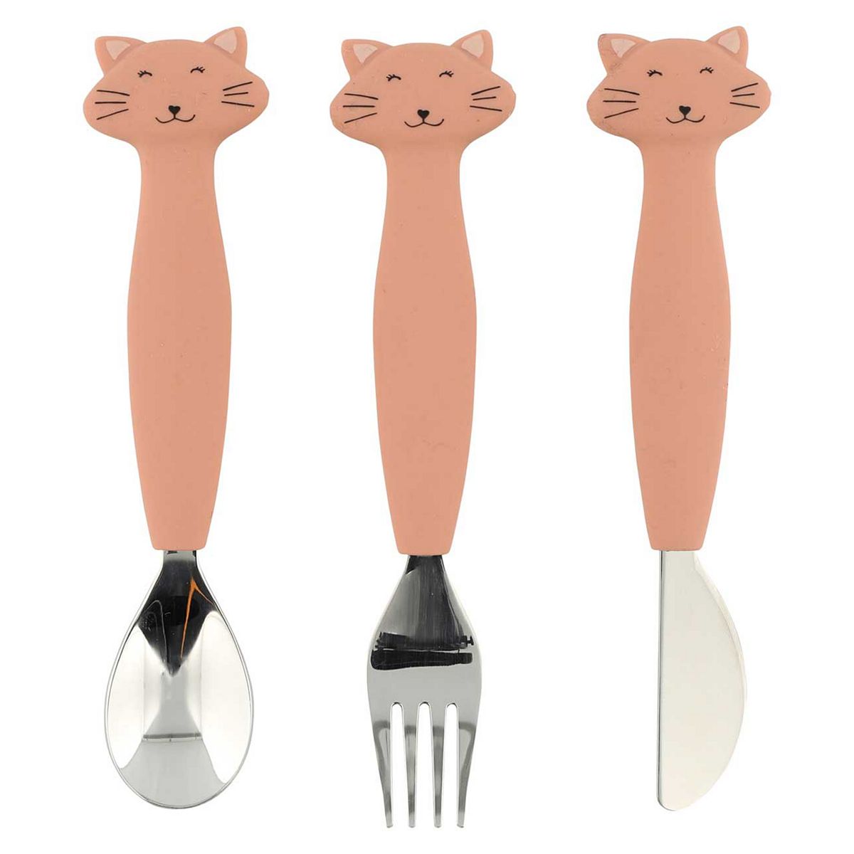 Trixie Silicone Cutlery Set Mrs Cat