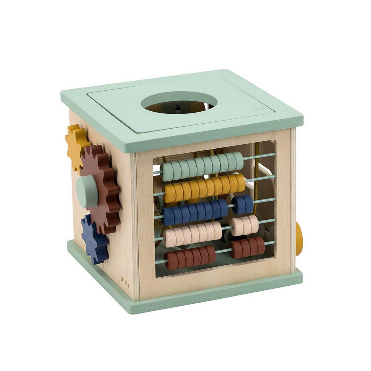 Trixie Wooden 5-In-1 Activity Cube