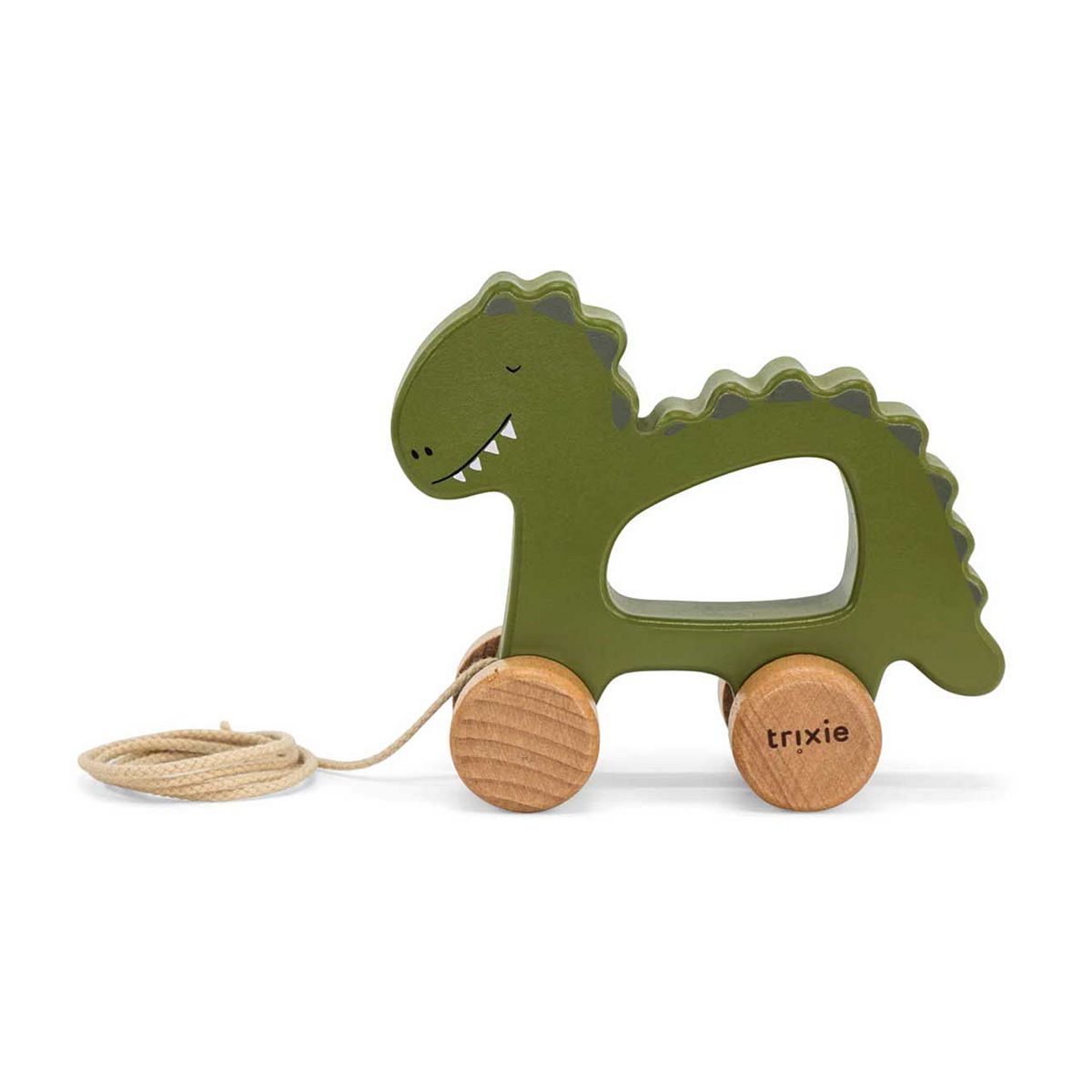 Trixie Wooden Pull Along Toy - Mr Dino