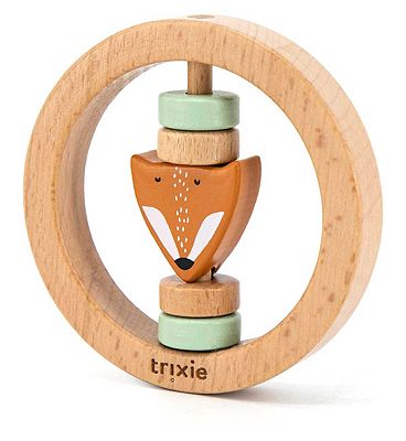 Trixie Wooden Round Rattle - Mr. Fox