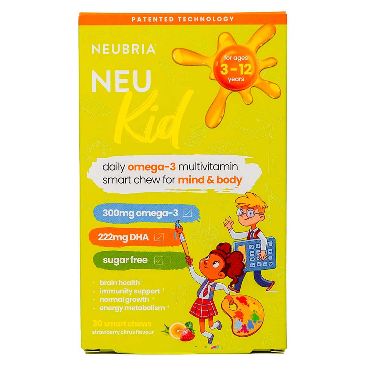 Neubria Neu Kid Daily Omega 3 Multivitamin Smart Chew - 30S