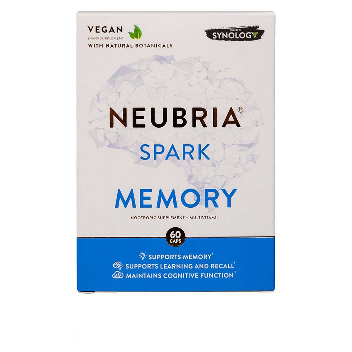 Neubria Spark Memory Supplement And Multivitamin Capsules 60S