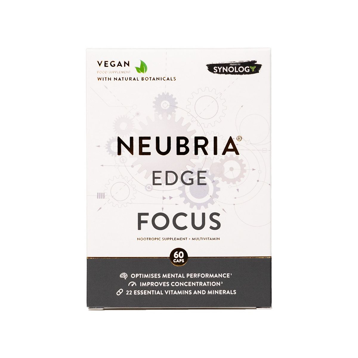 Neubria Edge Focus Supplement And Multivitamin Capsules 60S