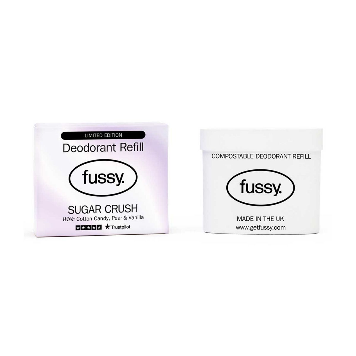 Fussy Natural Deodorant Refill Sugar Crush 40G