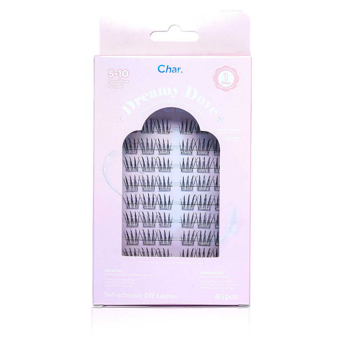 Char Halo Feathered Dreamy Dove Lashes Wisps 48S