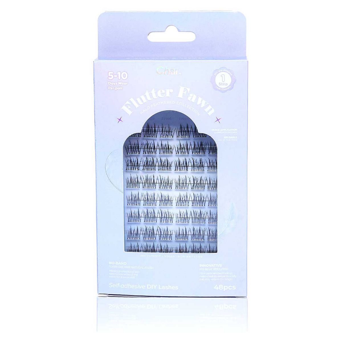 Char Halo Feathered Flutter Fawn Lashes Wisps 48S
