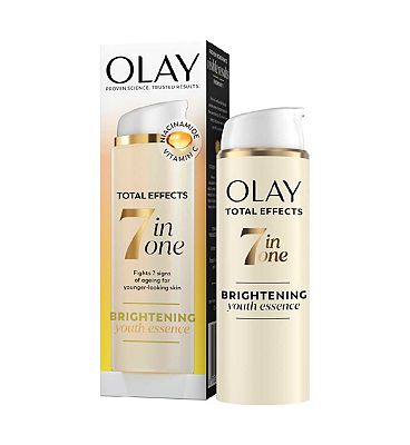 Click to view product details and reviews for Olay Total Effects 7in1 Brightening Youth Essence With Niacinamide Vitamin C 50ml.