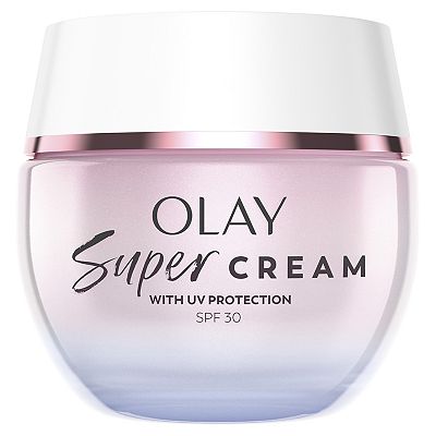 Olay Super Cream with Sunscreen SPF 30, Ultra Lightweight SPF Face Moisturizer