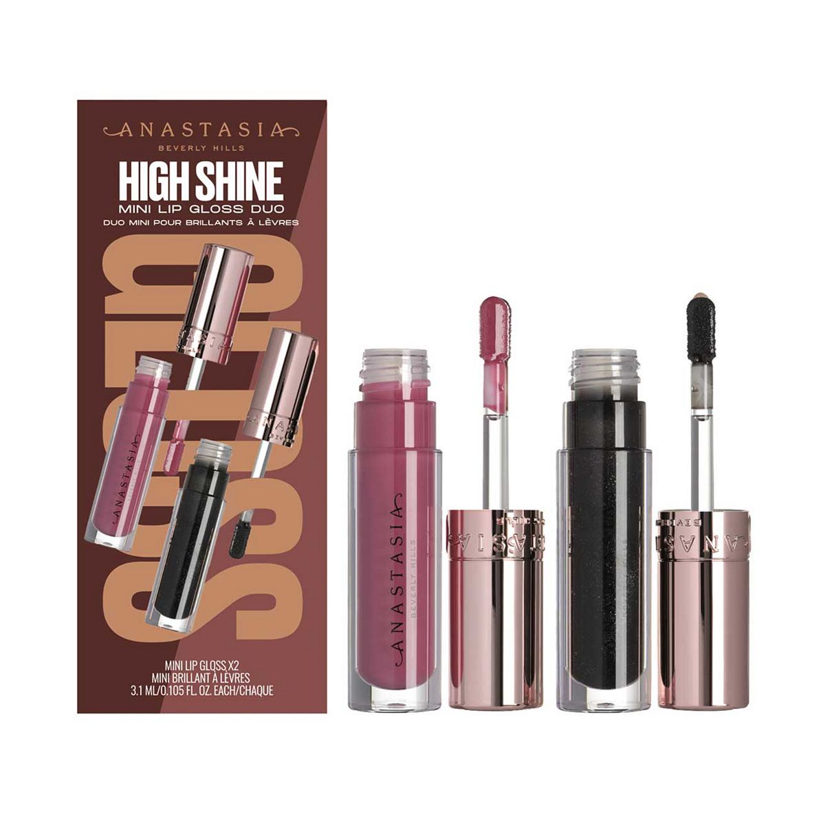Anastasia Beverly Hills High Shine Mini Lip Gloss Duo - Aura + Molten