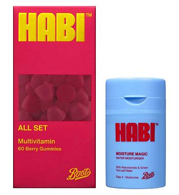 HABI Skincare & Multivitamin Bundle