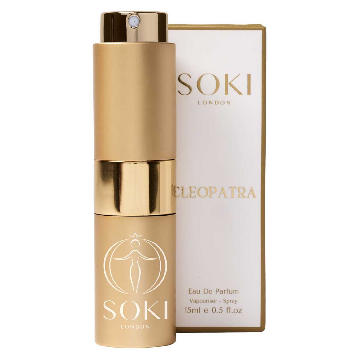 Soki London Cleopatra Eau De Parfum Intense Refillable Travel Spray 15ml