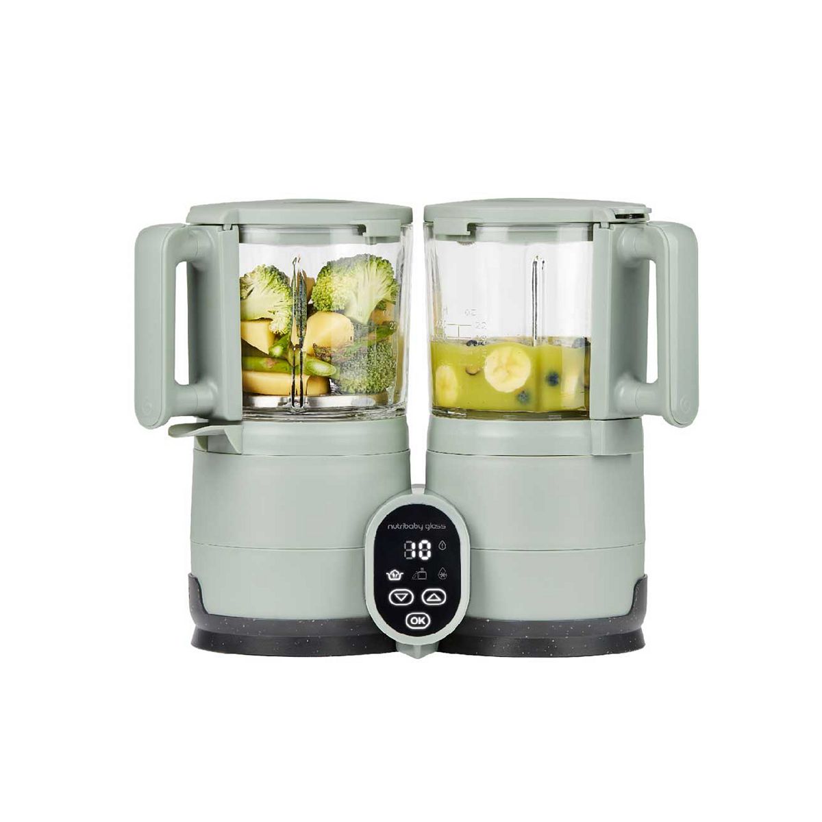 Babymoov Nutribaby Glass 4 In 1 Baby Food Maker And Processor