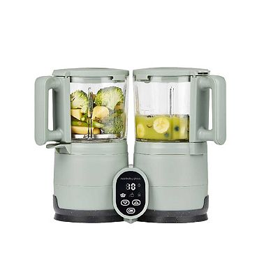 Babymoov Nutribaby Glass 4 in 1 Baby Food Maker and Processor