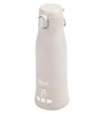 Babymoov Moov & Feed Rechargable Travel Bottle Warmer Mineral Grey