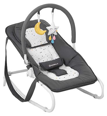 Badabulle Easy Bouncer 2 in 1 Rocker Moonlight Grey