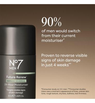 No7 Men Future Renew 24-Hour Moisturiser 50ml (3)