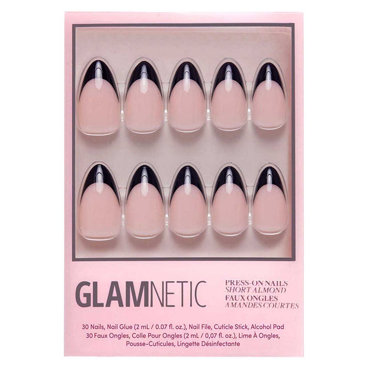 Glamnetic Press On Nail Kit Caviar 30S