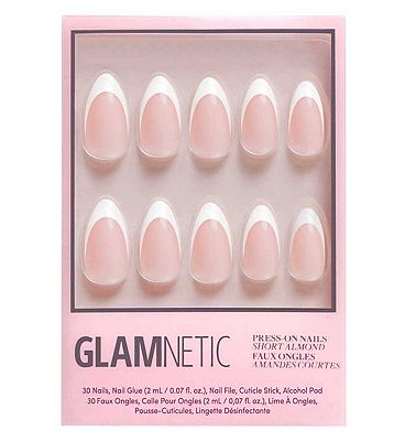 Click to view product details and reviews for Glamnetic Press On Nail Kit French Tip Ma Damn 30s.