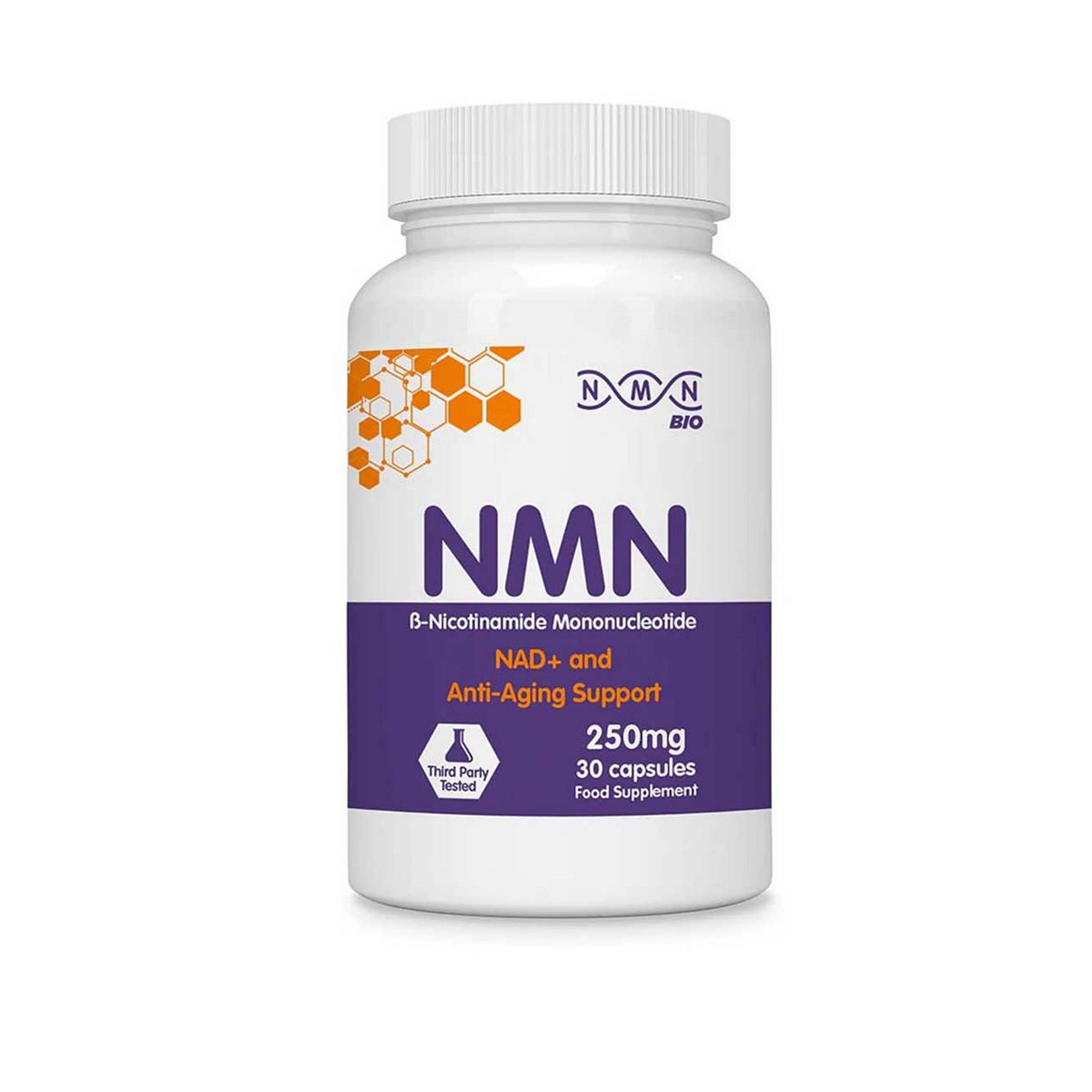 Nmn Bio Nmn Nad+ And Anti-Aging Support 250Mg - 30 Capsules