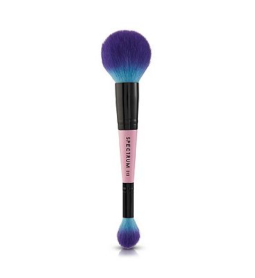 Click to view product details and reviews for Spectrum D13 Powder And Brighten Finish Dual Ended Makeup Brush.