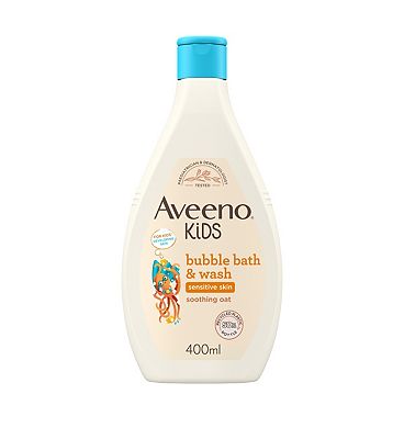 AVEENO® KIDS BUBBLE BATH & WASH, 250ML