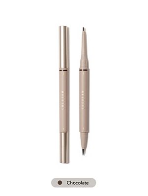 SHEGLAM Brows on Demand 2-in-1 Brow Pencil-AUBURN0.05g&0.35ml Auburn