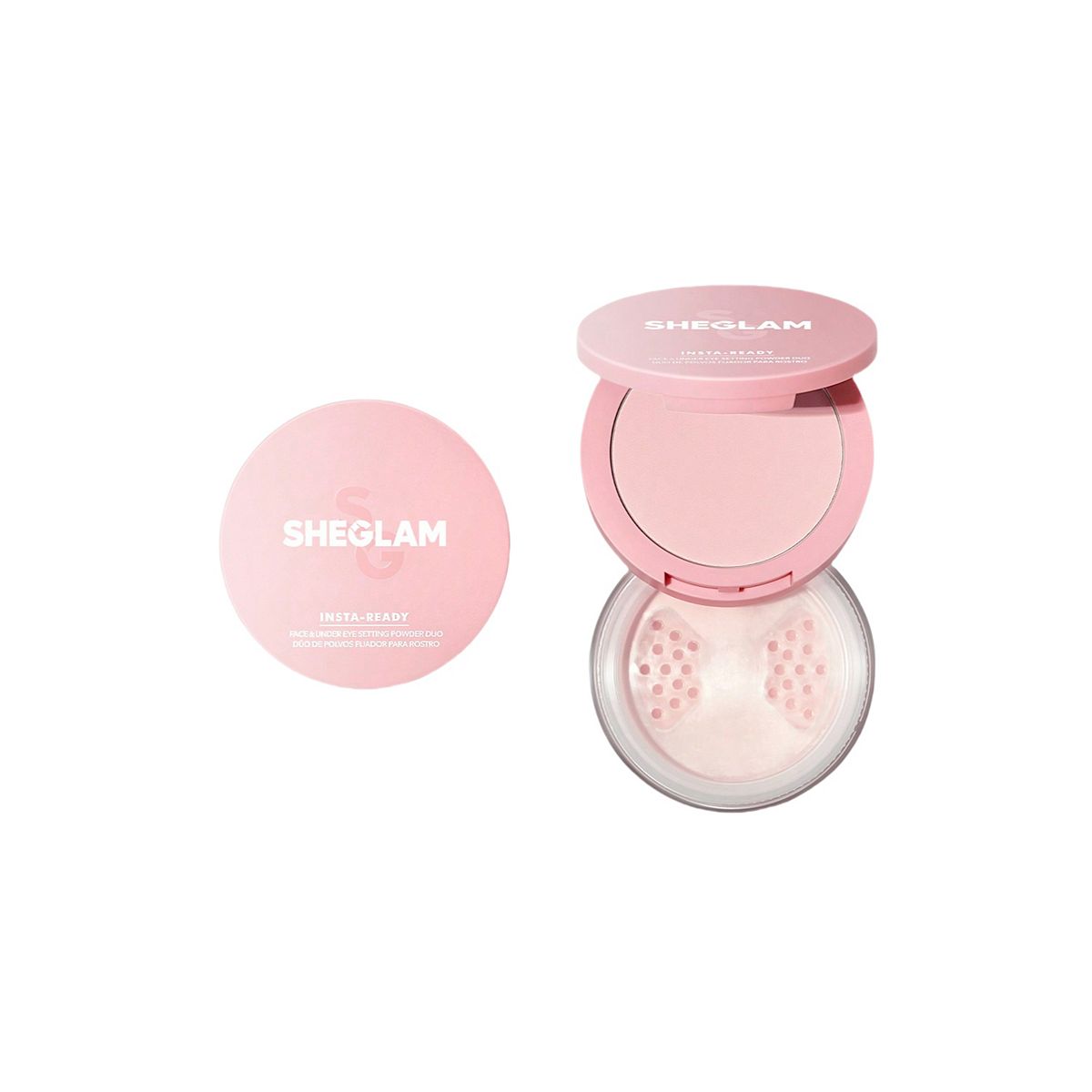 Sheglam Insta-Ready Face & Under Eye Setting Powder Duo - Taro