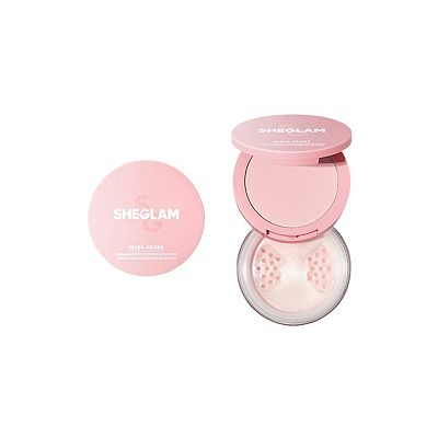 SHEGLAM Insta-Ready Face & Under Eye Setting Powder Duo-Bubblegum14g Bubblegum