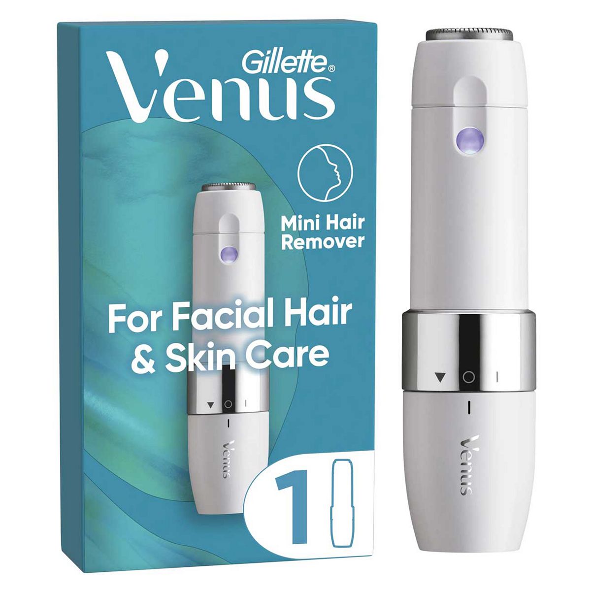 Gillette Venus Mini Facial Hair Remover, Portable Electric Shaver