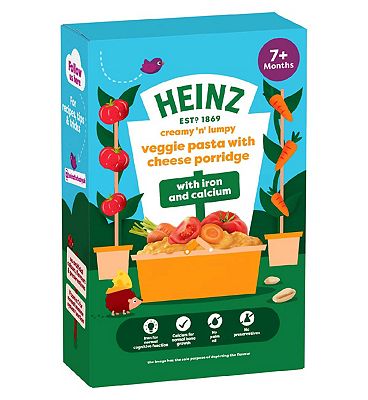 Heinz Summer Fruit Porridge Baby Food Cereal Box 7+ Months 200g (4)