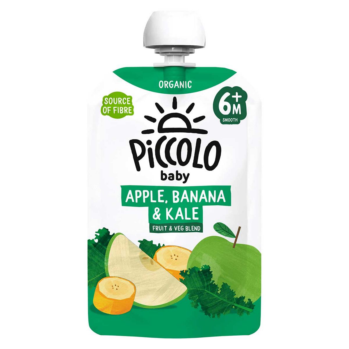 Piccolo Organic Apple Banana And Kale Stage 100G