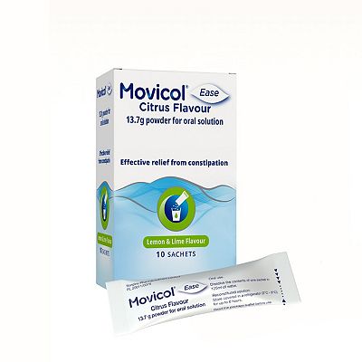 Movicol Ease Citrus Flavour Powder For Oral Solution – 10 Sachets, 13.7g