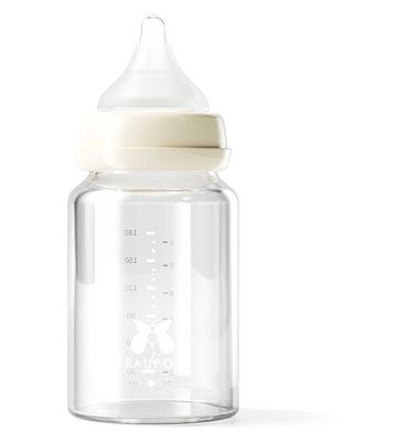 Fraupow Combi-Feed Glass Baby Bottles - Pack of 3
