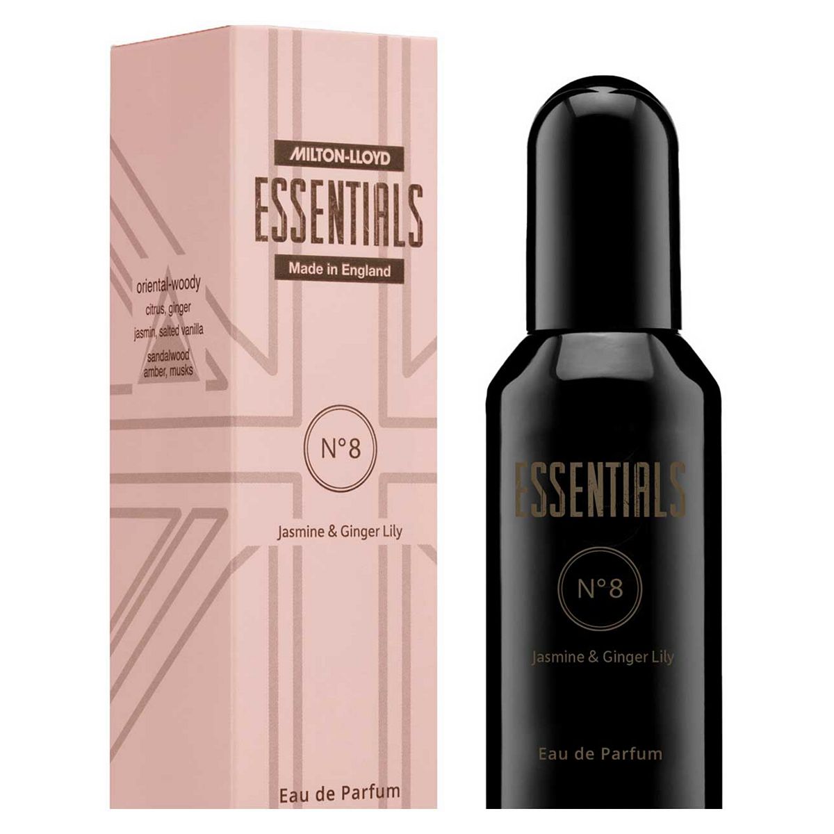 Essentials Milton-Lloyd No8 Jasmine & Ginger Lily 50Ml Eau De Parfum