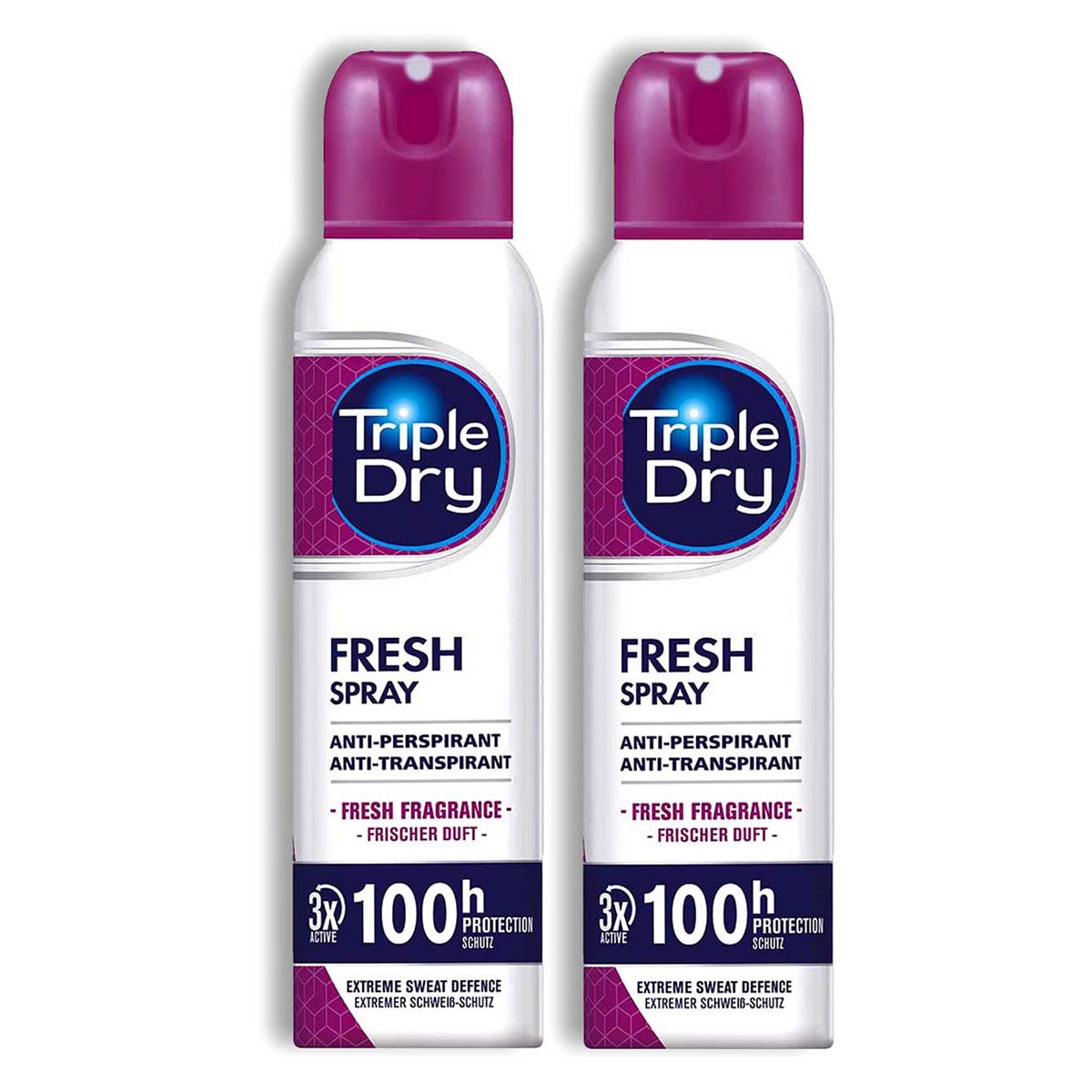Triple Dry Fresh Fragrance Anti- Perspirant 150Ml 100Hr