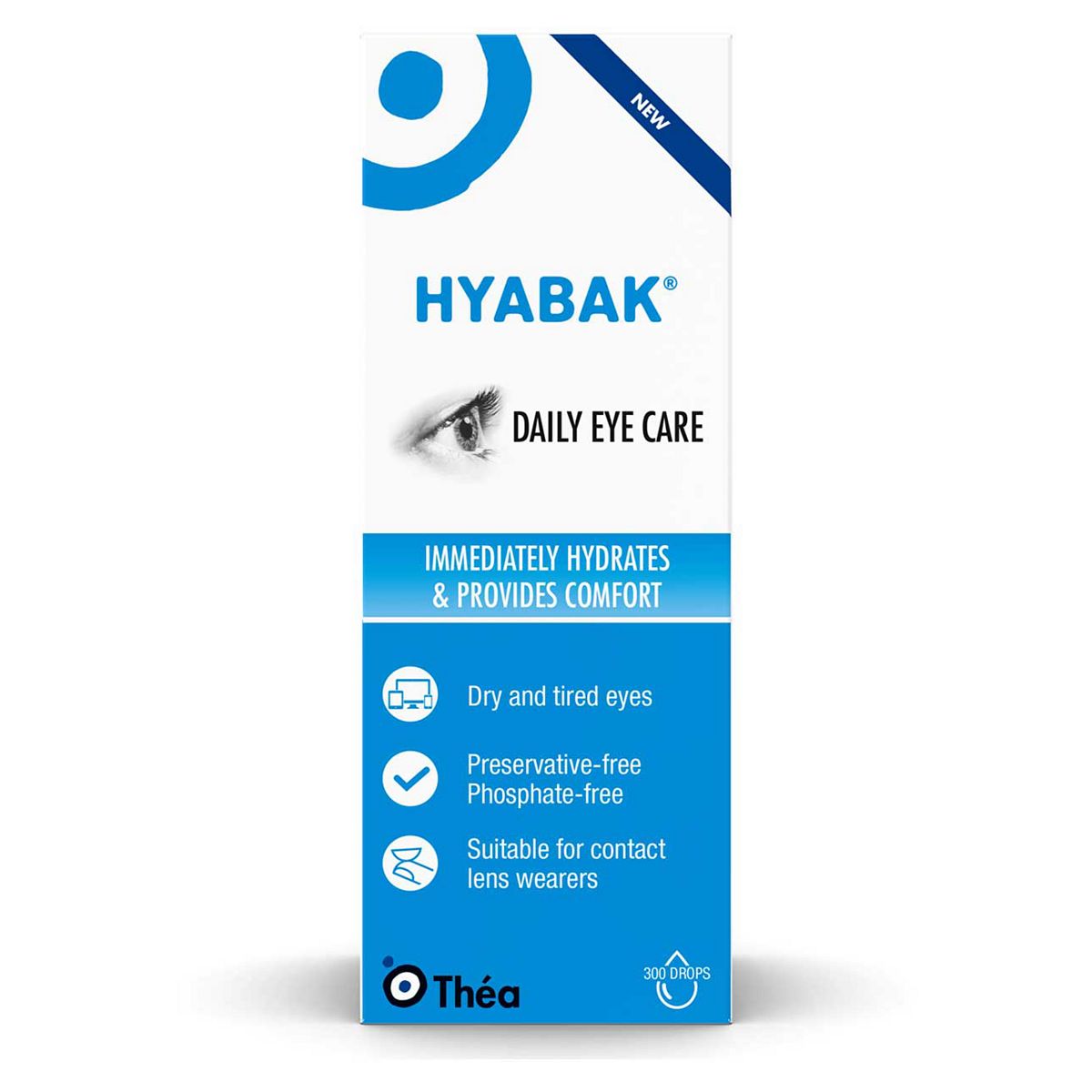Thea Hyabak Dry Eye Drops For Daily Care Preservative And Phosphate Free 10Ml