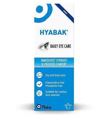Click to view product details and reviews for Hyabak Dry Eye Drops For Daily Eye Care Preservative And Phosphate Free 10ml.