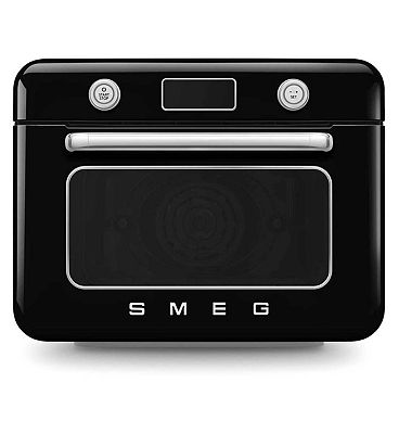 Smeg 9 in1 Multifunction Countertop Oven With Steam & Airfry Black