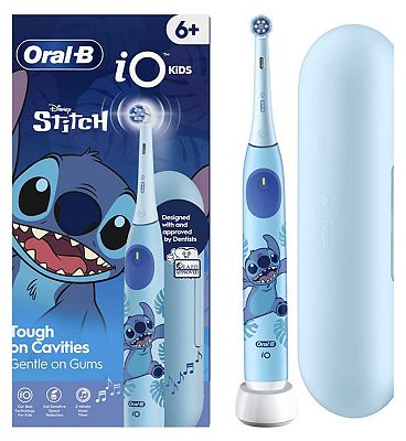 Oral B Oral-B Io Kids Disney Stitch Electric Toothbrush, 1 Toothbrush Head, 1 Travel Case