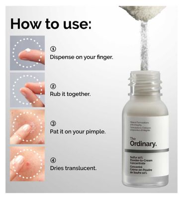 The Ordinary Sulfur 10% Powder-to-Cream Concentrate for Blemishes 5g (4)