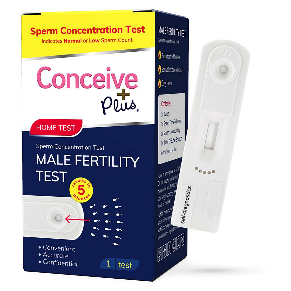 Conceive Plus Male Fertility Sperm Concentration Test