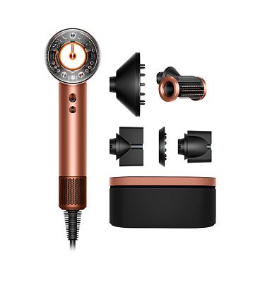 Dyson Supersonic Nural Hair Dryer - Straight And Wavy Amber Silk/Pink Champagne