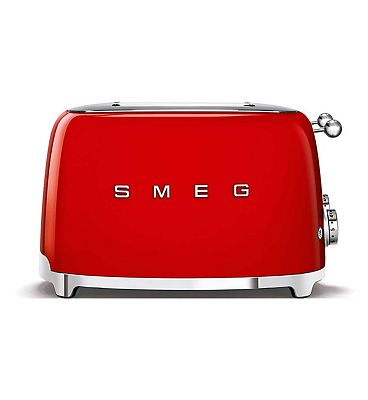 Smeg 50's 4 by 4 Slice toaster Red