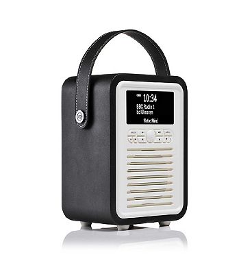 VQ Retro Mini DAB Radio Black