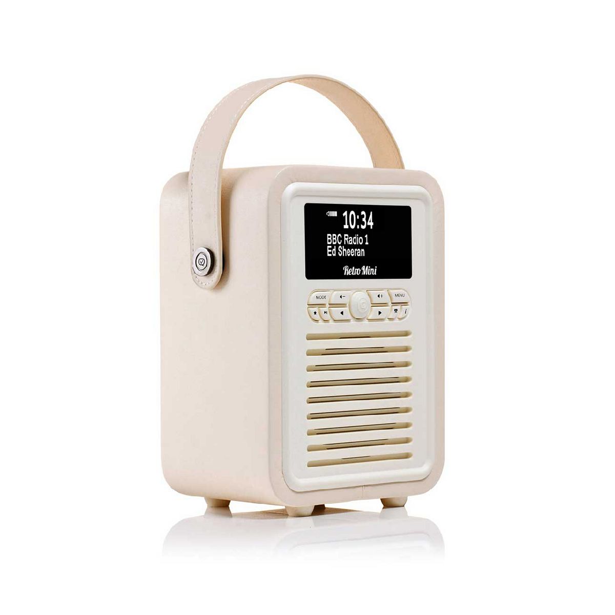 VQ Retro Mini Dab Radio Cream