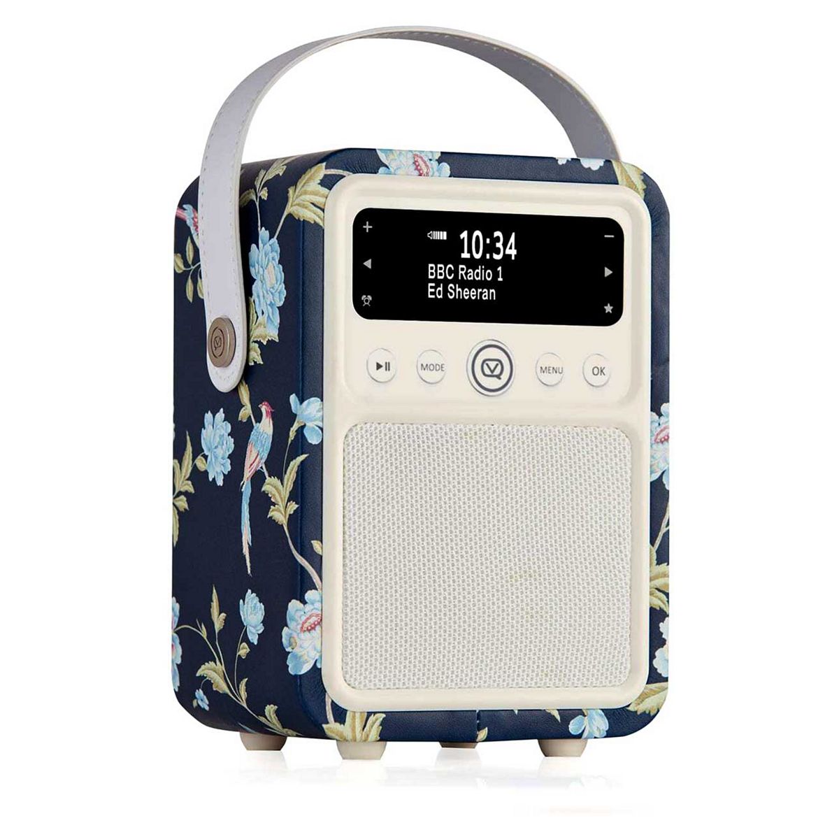 Vq Monty Dab Radio Laura Ashley Elveden Navy Multicolor