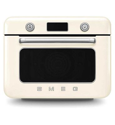 Smeg 9 in1 Multifunction Countertop Oven With Steam & Airfry Cream