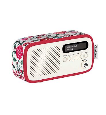 VQ Dexter DAB FM radio Cath Kidston Strawberry Garden