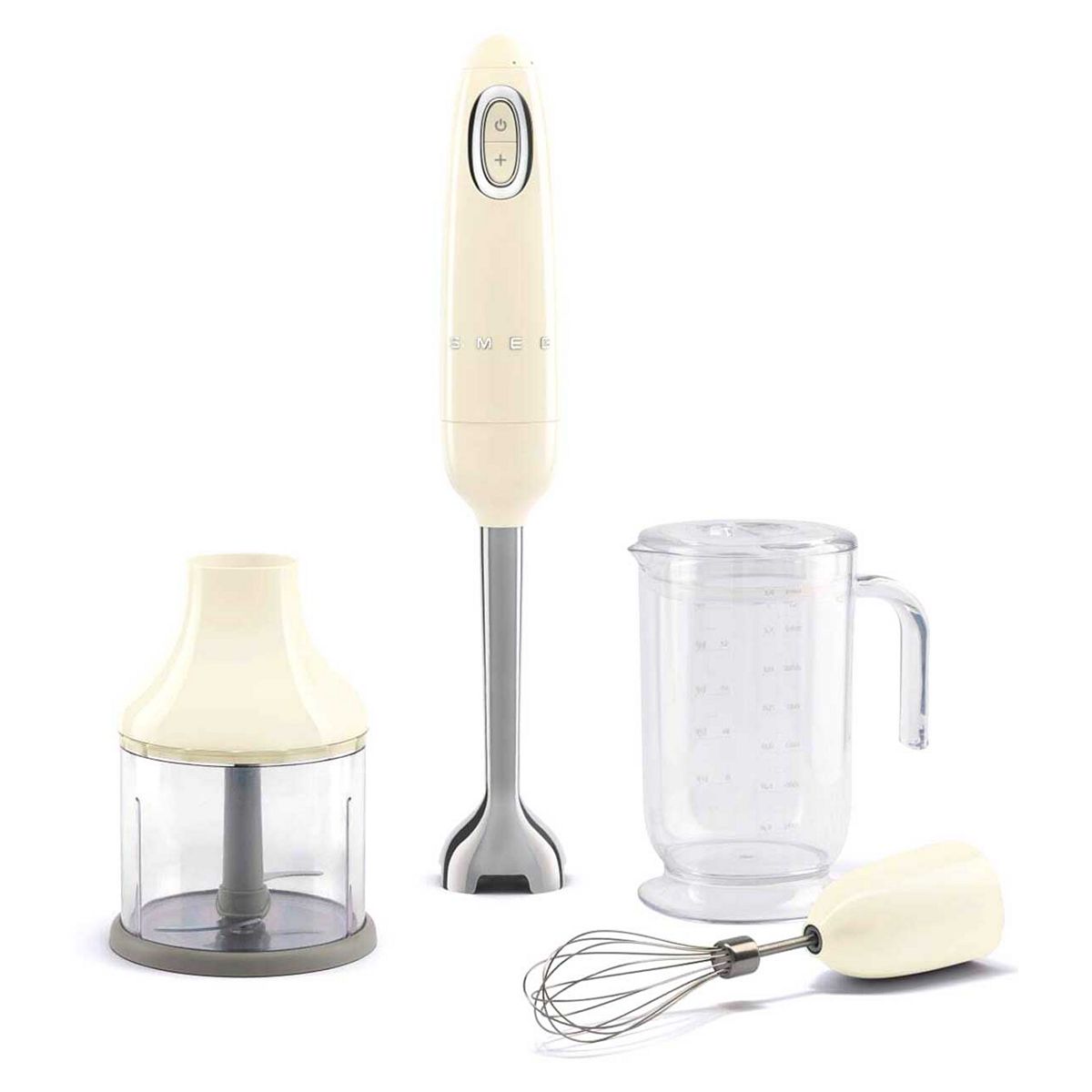 Smeg Hand Blender With Accessories In Cream