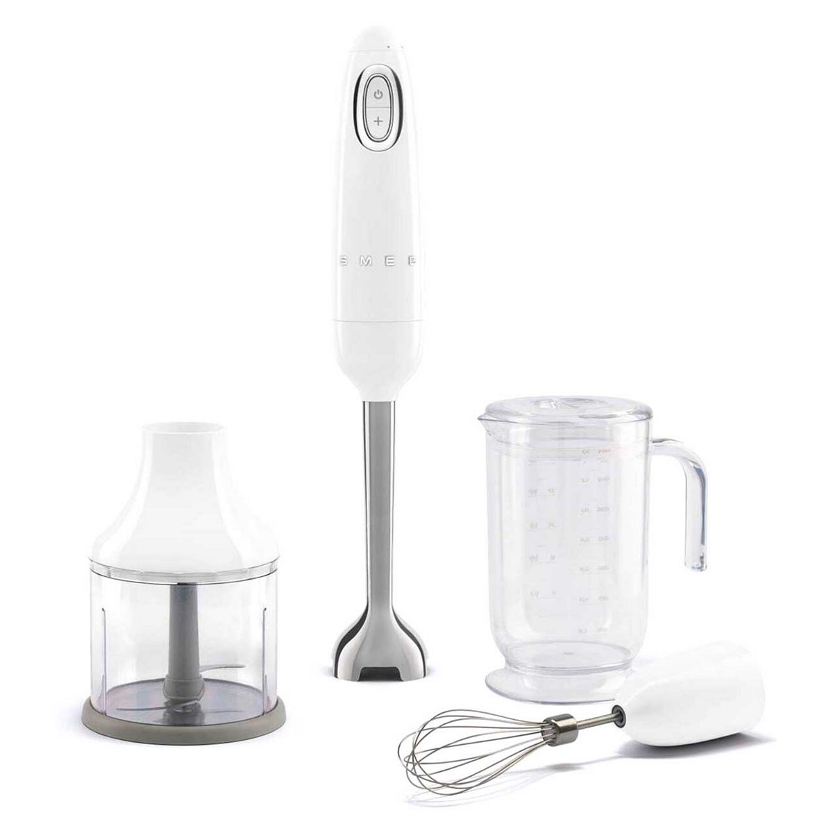 Smeg Hand Blender With Accessories In White